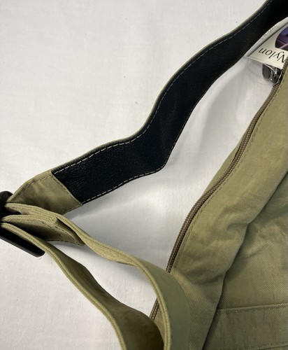 NWT AmeriBag Healthy Back Bag 19” Taupe Sling Bag Distressed Nylon *NOTE - Picture 15 of 19
