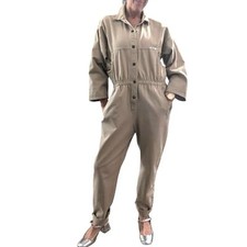 Vintage Dreams Utility Jumpsuit M 100 Cotton USA Made Workwear Boiler Suit
