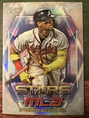 2023 Topps Series 1 Stars Of The MLB Chrome Ronald Acuna Jr
