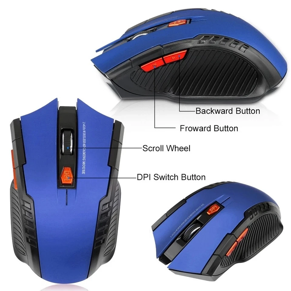 113 Battery Version Mini 2.4 GHz Wireless Optical Mouse - Portable Mouse - Image 2 of 4
