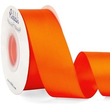 Torrid Orange Double Faced Satin Ribbon1-1/2  x Continuous 25 YardsUse for Bo...