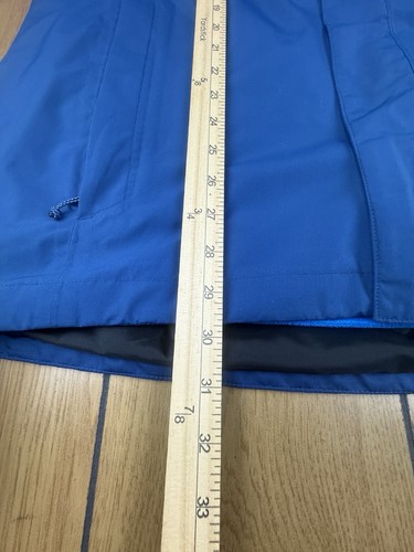 Salomon Jacket Mens XL Advanced Skin Dry Double Layer Full Zip Pockets Blue Hood - Picture 10 of 22