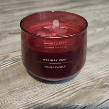 Yankee Candle Holiday Zest 10 Oz Jar Studio Collection with Essential Oils NEW