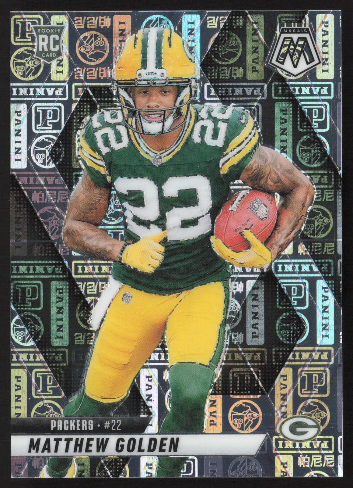 Matthew Golden 2025 Panini Mosaic Silver Knight #323 /149