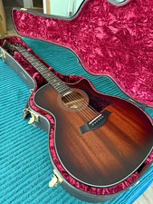 Taylor 324ce V-Class All Solid Mahogany Acoustic Electric Guitar USA w/ OHSC