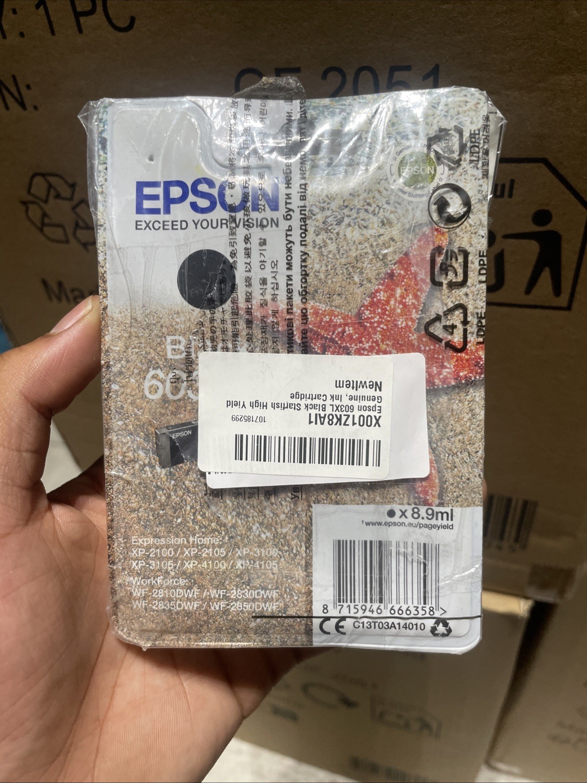 Epson 603 Starfish Black Ink Cartridge, Black - Image 3