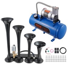 Vevor 4 Trumpet Air Horn Kit 150db Train Horns For Pickup 6 L Upgrade