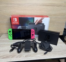 Nintendo Switch Bundle Red Green joy cons, dock and wires included
