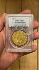 Henry VI (1st Reign, 1422-1427) gold Noble ND MS61 PCGS Wow Rare!! History