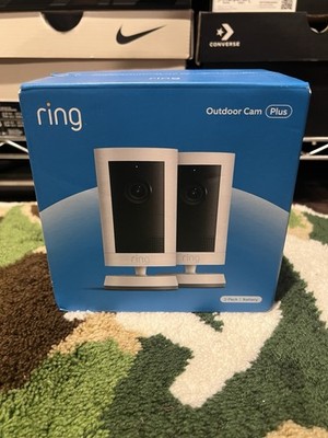 Ring Outdoor Cam Plus Battery Powered Security Camera 2-Pack  Brand New Sealed 