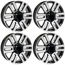 4 20 X 7 Alloy Machined Black Wheel Rim 1996-2025 For Toyota 4runner 6x139.7