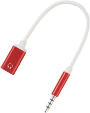 Headphone Jack Adapter,3.5mm Male to TypeC Female Audio Cable Cord,USB C to A...