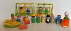 Vintage Fisher-Price Little People Mixed Lot 21 pc – Figures, Playground, Train