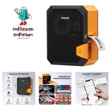 P31 Industrial Label Maker, Portable Bluetooth Printer with 0.75" x 19.68ft L...