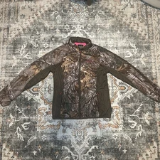 RealTree Womens M 38-40 Camo Puffer Jacket Full Zip 3M Thinsulate Hunting