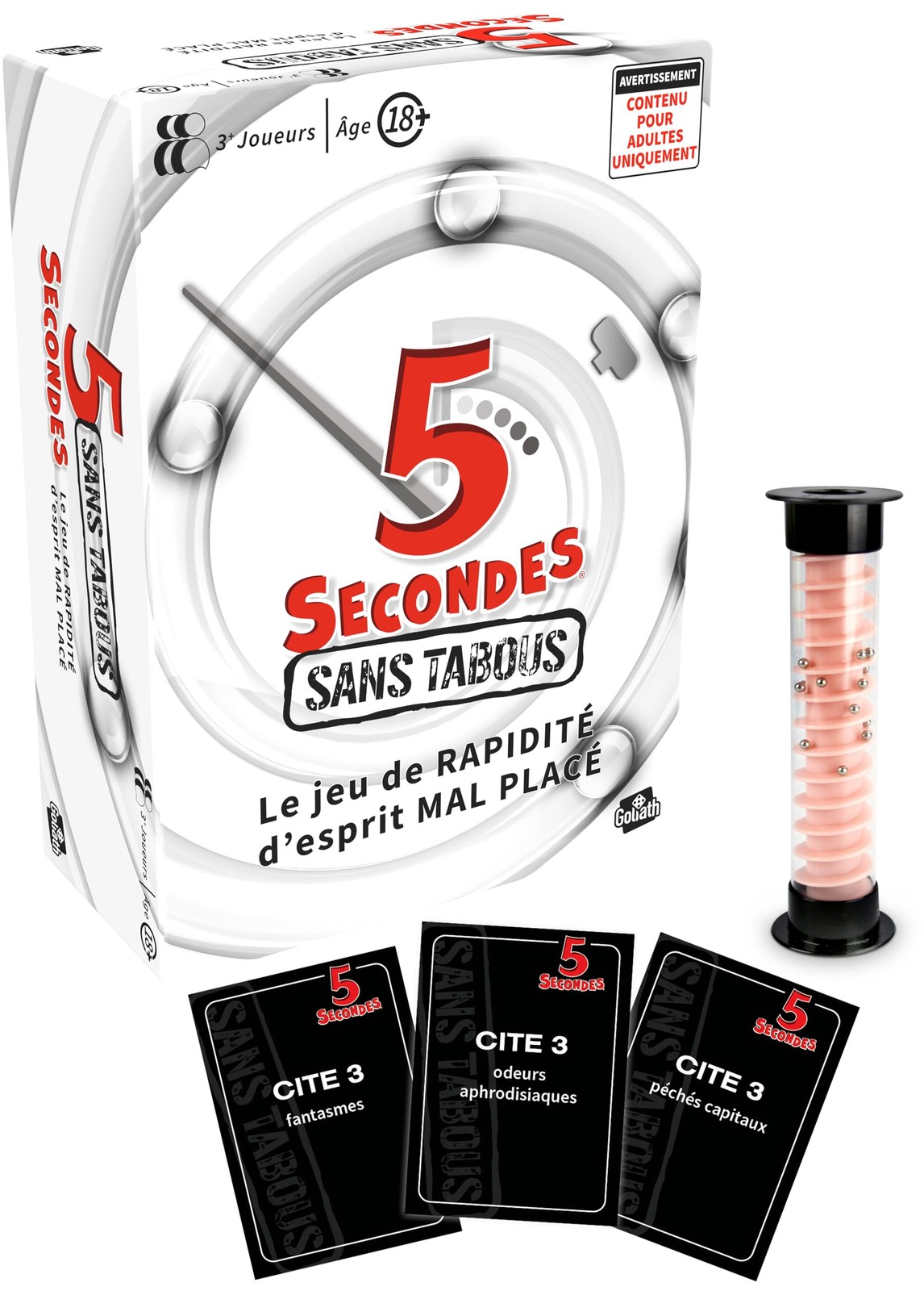 Goliath - 5 seconden zonder TABOUS   gezelschapsspel voor volwassenen vanaf 18 j