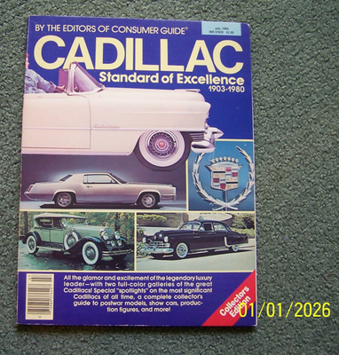 #ad Rare CONSUMER GUIDE Cadillac Standard of Excellence Issue July 1980 VGC $15.00
