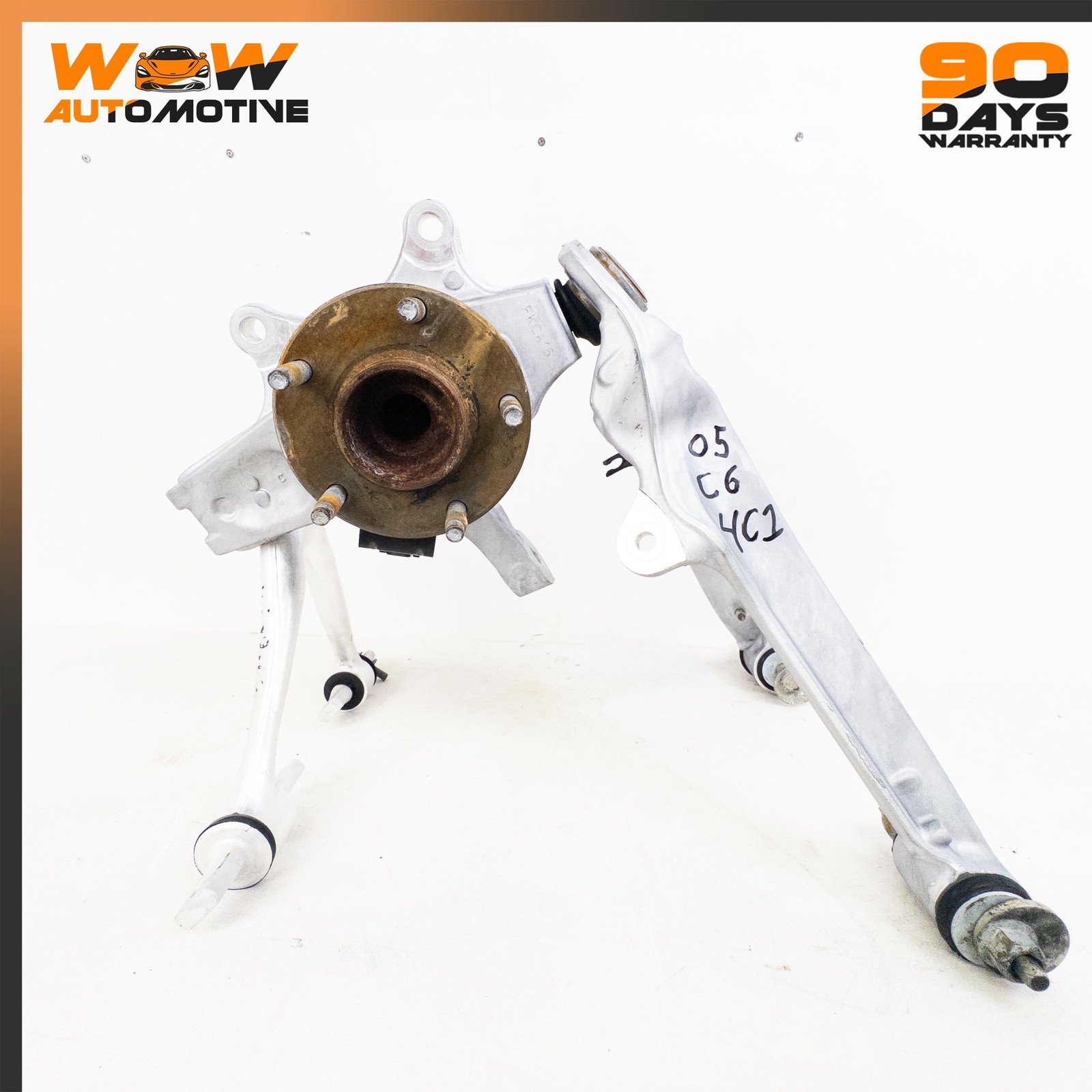 04-13 CHEVROLET CORVETTE C6 XLR FRONT LEFT KNUCKLE SUSPENSION ASSEMBLY OEM