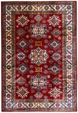 7x10 Super Kazak Rug Finer Silky Wool #PIX-24957