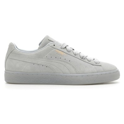 PUMA Suede Classic Mono Gold Lace Up  Womens Blue Sneakers Casual Shoes 38158706