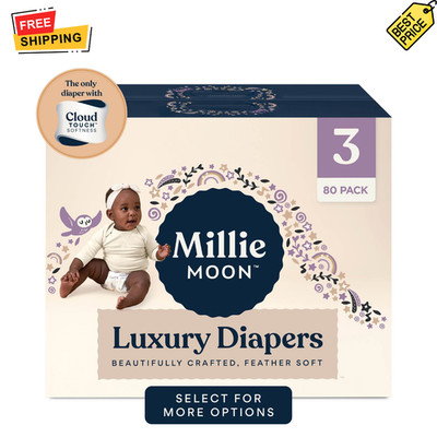 Millie Moon Luxury Diapers Size 3 80 Count