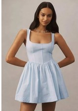 NWT BHLDN Jemma Scoop Neck Mini Dress XS