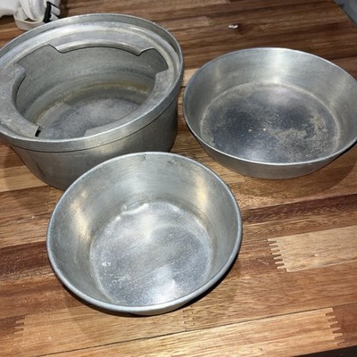 Vintage WEAR-EVER Mess Kit The Aluminum Cooking Utensil Co. Camping Cookware USA