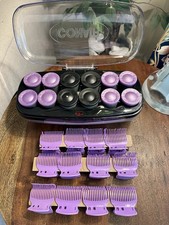 Conair Xtreme Instant Heat Ceramic 8 Jumbo 4 Super Jumbo Hot Rollers w/ Clips