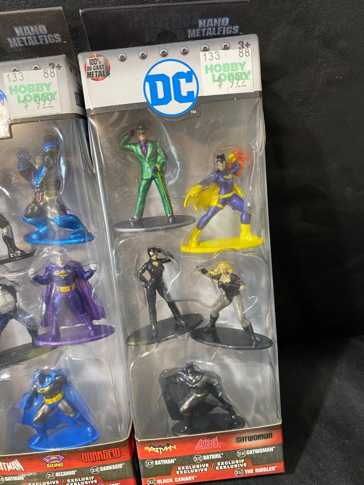 29 figuras de superhéroe de metal fundido Marvel DC Spider-Man Batman Katana Jada Toys Foto 2 de 4
