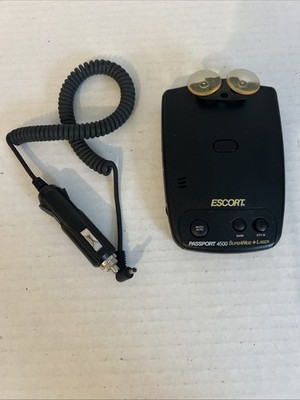 Escort Passport 4500 Superwide Laser Radar Detector W/ Power cord 