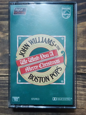 We Wish You a Merry Christmas - John Williams/Boston Pops - Audio cassette tape