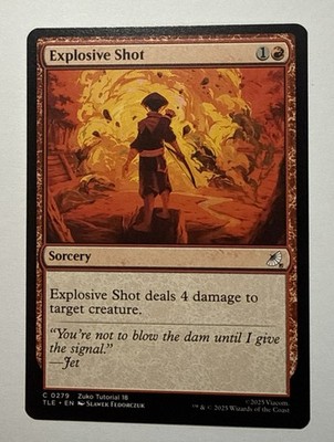 Explosive Shot Magic the Gathering MTG Avatar: the Last Airbender TLE