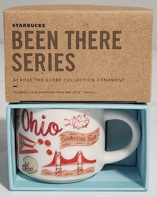 Starbucks Ohio Been There Series Across The Globe 2oz Ornament Mug New In Box 