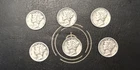 [Lot of 6] 1916-1945 Mercury Dimes