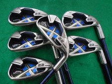 [Callaway] X-22 Iron Set 6pcs 5.6.7.8.9.P X-Series 65i Flex SR Used Glf Clubs
