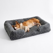 Orthopedic Dog Bed XL Memory Foam Waterproof Washable Anti Slip Pet Sofa Grey