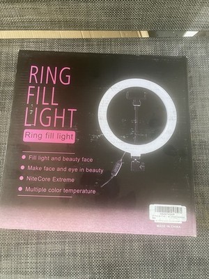 10'' Selfie LED Ring Light With Tripod Stand Phone Holder For Live Stream/Makeup