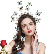 Gionforsy Butterfly Fascinator Headband Tea Party Fascinator Headpiece