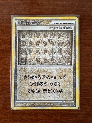 Alph Lithographie #TWO - HeartGold SoulSilver Secret Rare - HGSS Pokemon TCG ITA