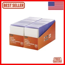 Complete Card Protection Set: 400 Sleeves, 200 Hard Top Loaders for Collectibles
