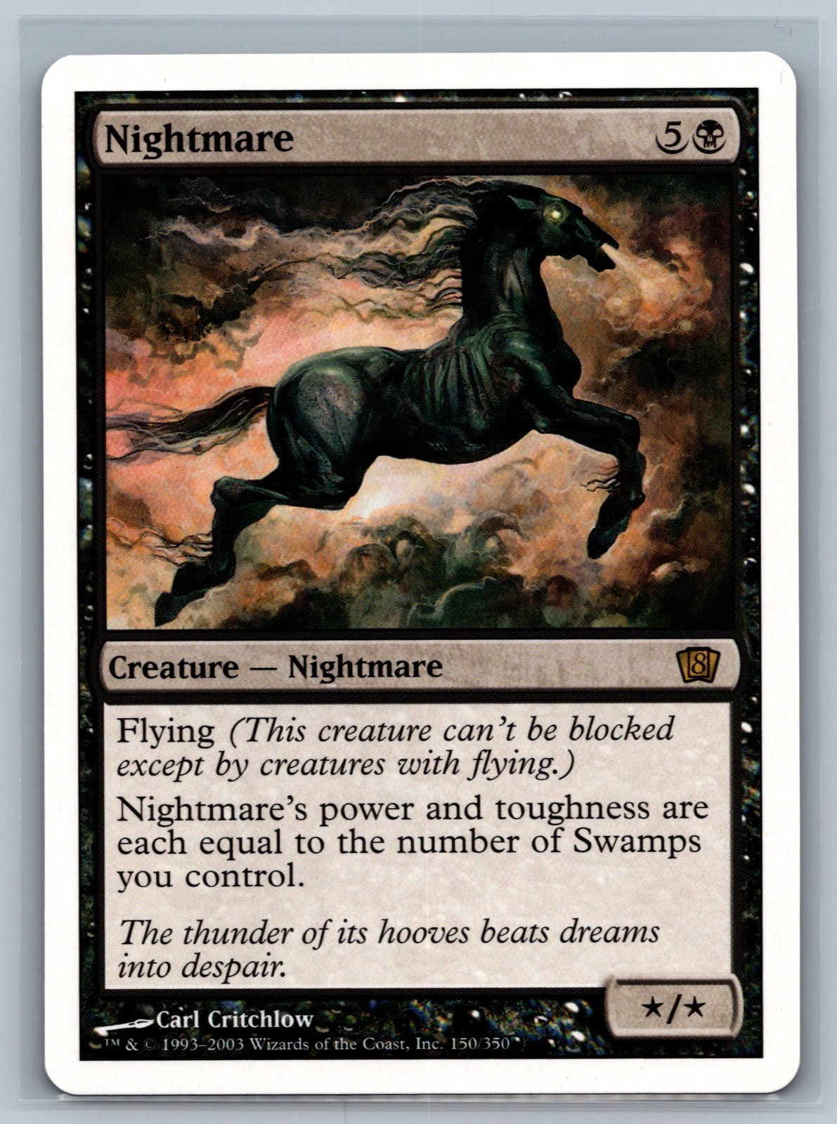 Magic The Gathering 8th Edition Nightmare #150/350 MTG TCG CCG Eighth