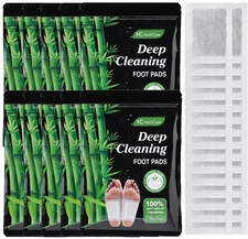 100PCS Detox Foot Patches Pads Body Toxins Feet Slimming Deep Cleansing Herbal