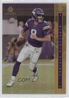 2022 Panini Luminance Gold 212/249 Kirk Cousins #43 1m8i