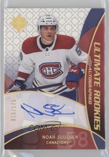 2018-19 Ultimate Collection 2008-09 Retro Rookies 15/175 Noah Juulsen Auto 0il7