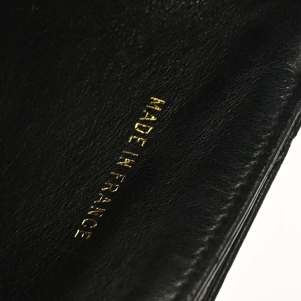 Chanel Envelope Gusset Chevron Lambskin Black Leather Wallets Accessory — image 4