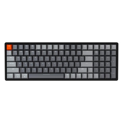 K4 Wireless Bluetooth/USB Wired Gaming Mechanical Keyboard, Compact 100 Keys ...