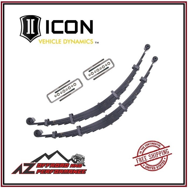 ICON 6" Lift Front Leaf Spring Kit For 20002004 Ford Super Duty F250