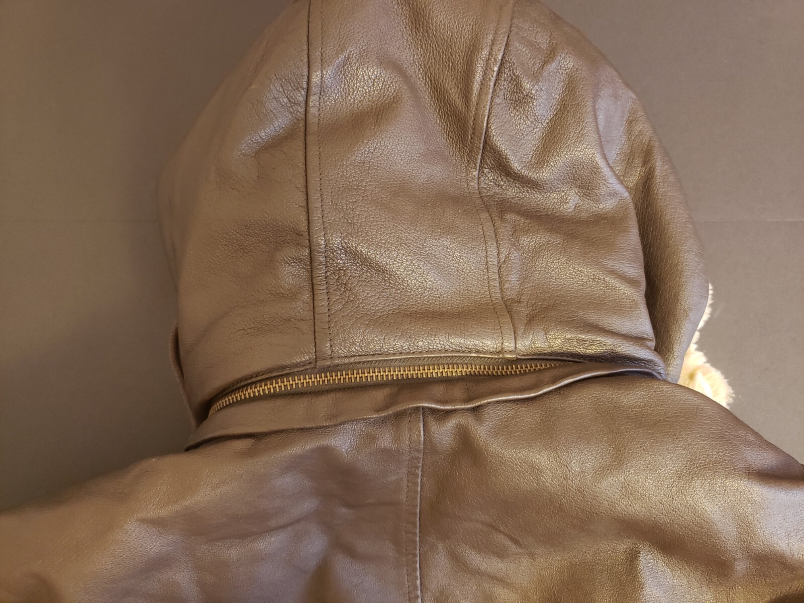 VTG! Tanners Avenue New York Brown 100 Genuine Leath… Gem