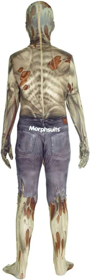 Kids Zombie Monster Morphsuit Boys Girls Scary Halloween Fancy Dress Costume - Image 3 of 4