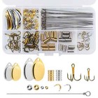 New Fishing Lures Making Kit Metal Spinnerbait Blades Diy Spinners Spoon Wobbler